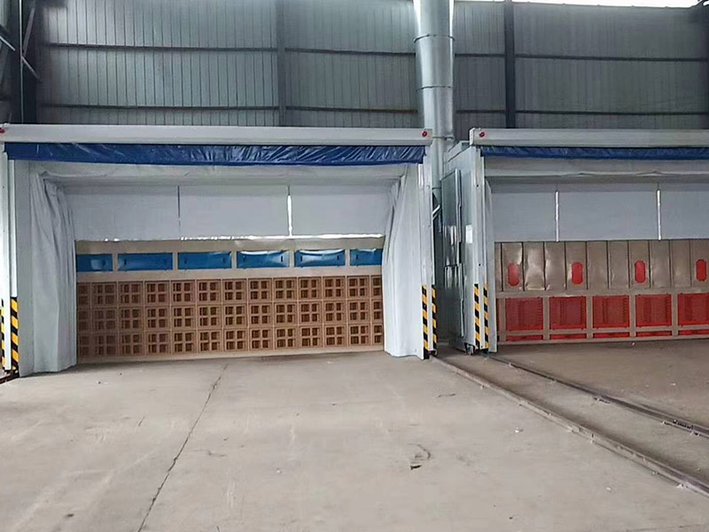 移动伸缩喷漆房